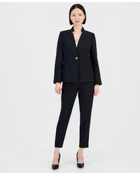 Tahari - Notched One-button Pantsuit - Lyst