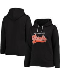 Soft As A Grape - San Francisco Giants Plus Size Side Split Pullover Hoodie - Lyst