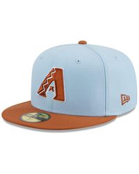 KTZ - /brown Arizona Diamondbacks Spring Color Basic Two-tone 59fifty Fitted Hat - Lyst