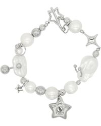 Velvet Luna - Baroque Pearl Piercing Bracelet 10′′ - Lyst