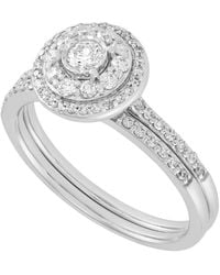 Macy's - 2-pc. Diamond Bridal Ring (1/2 Ct. T.w. - Lyst
