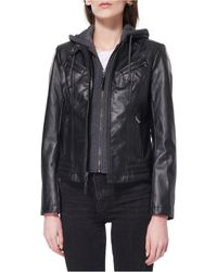 maralyn and me faux leather jacket