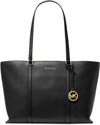 Michael Kors - Michael Temple Large Leather Tote - Lyst