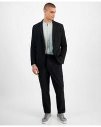 Alfani - Crinkle Button Front Shirt Textured Suit Jacket Textured Suit Pants Created For Macys - Lyst