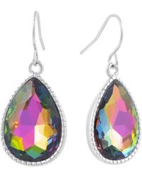 Macy's - Pear Shape Crystal Drop Earrings (7/25 Ct. T.w. - Lyst