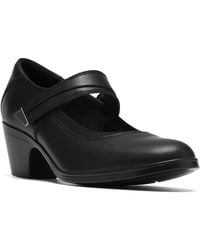 Clarks - Emily 2 Jaynie Mary Jane Block Heel Pumps - Lyst