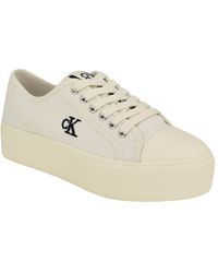 Calvin Klein - Brinle Lace-up Casual Platform Sneakers - Lyst