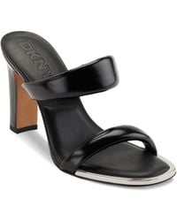 DKNY - Selene Strappy Cushioned Dress Sandals - Lyst