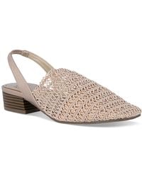 Jones New York - Carolton Woven Slingback Flats - Lyst