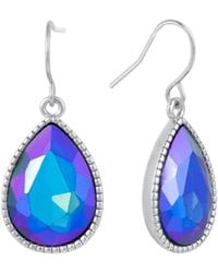 Macy's - Pear Shape Crystal Drop Earrings (7/25 Ct. T.w. - Lyst