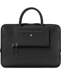Montblanc - Sartorial Leather Briefcase Document Case - Lyst