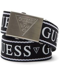 guess webbed belt