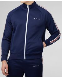 Ben Sherman - Taped Tricot Track Top Jacket - Lyst
