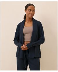 Pact - Luxe Stretch Jersey Swing Cardigan - Lyst