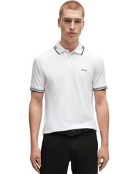 BOSS - Boss By Branded Slim-fit Polo Shirt - Lyst