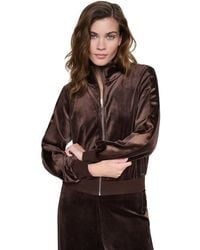 DKNY - Petite Mock-neck Zip-front Jacket - Lyst