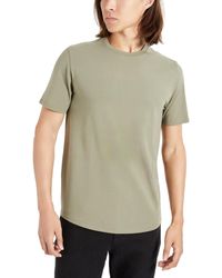 Kenneth Cole New York Mens V-neck Henley T-shirt in Black for Men