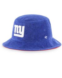 '47 - New York Giants Thick Cord Bucket Hat - Lyst
