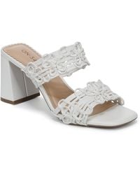 On 34th - Sashaa Square Toe Dress Sandals - Lyst