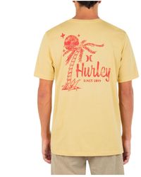 Hurley - Everyday Tropic Nights Short Sleeves T-shirt - Lyst