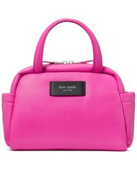 Kate Spade - Puffed Smooth Leather Small Satchel - Lyst