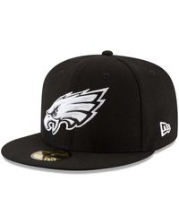 KTZ - Black Philadelphia Eagles B-dub 59fifty Fitted Hat - Lyst