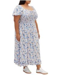 City Chic - Plus Size Emie Print Midi Dress - Lyst