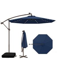 Mecale - 10 Feet Solar Offset Hanging Umbrella - Lyst