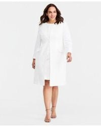 Kasper - Plus Size Bonded Lace Sheath Dress Bonded Lace Jacket - Lyst