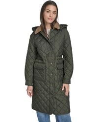 Levi's - Regular Diamond Quilted Cinch Waist Coat - Lyst