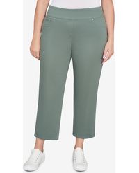 Ruby Rd. - Plus Size Soft Denim Faux Pocket Pants - Lyst