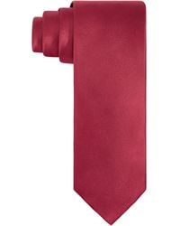 Tayion Collection - Crimson & Cream Solid Tie - Lyst