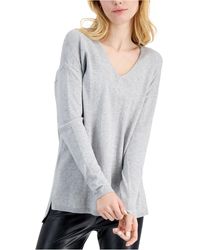 INC Womens Lurex Pullover Shirt Crewneck Sweater Top BHFO 9917