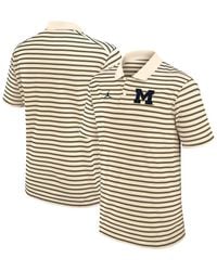 Nike - West Virginia Mountaineers Solid Foundation Striped Performance Polo Shirt - Lyst