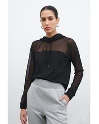 MARCELLA - Park Sheer Hoodie - Lyst