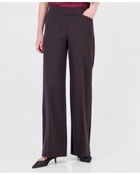 BarIII - Pull-on Wide-leg Compression Pants - Lyst
