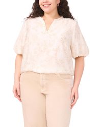 Vince Camuto - Plus Size V-neck Short-sleeve Top - Lyst