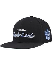 Mitchell & Ness - Mitchell Ness Toronto Maple Leafs Core Team Script 2.0 Snapback Hat - Lyst