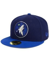 KTZ - Minnesota Timberwolves Basic 2 Tone 59fifty Fitted Cap - Lyst