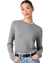 French Connection - Babysoft Crew Neck Long Sleeve Fitted Sweater - Lyst
