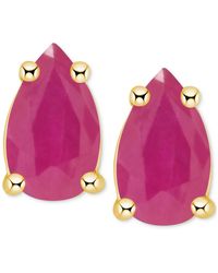 Macy's - Tanzanite Pear-shape Stud Earrings (3/8 Ct. T.w. - Lyst