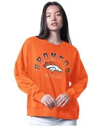 G-III 4Her by Carl Banks - Denver Broncos Oversized Feud Sweatshirt - Lyst