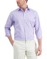 Club Room - Regular Fit Pinpoint Dress Shirt - Lyst