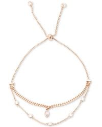 Givenchy - Gold-tone Crystal Adjustable Slider Bracelet - Lyst