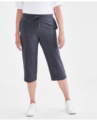 Style & Co. - Mid Rise Capri Sweatpants - Lyst