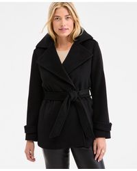 Michael Kors - Michael Double-breasted Belted Wrap Coat - Lyst