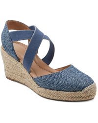 Easy Spirit - Meza Casual Strappy Espadrille Wedges Sandal - Lyst