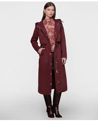 Avec Les Filles - Hooded Canvas Maxi Coat - Lyst