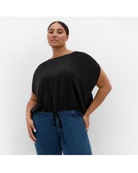 City Chic - Elise Hem Detail Top - Lyst