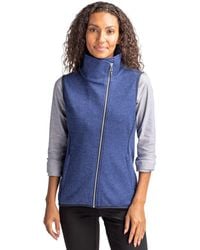 Cutter & Buck - Mainsail Sweater Knit Asymmetrical Vest - Lyst
